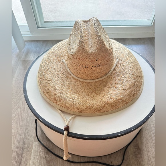 lack of color the vista tan wide brim straw cowboy summer sun beach hat small - Picture 3 of 7